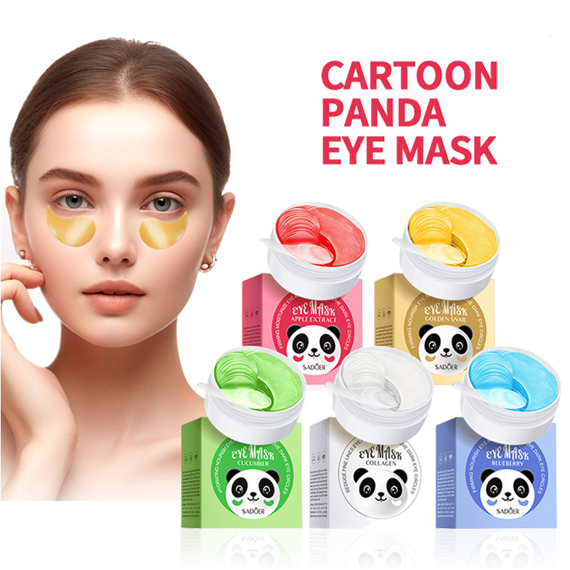 Collagen Sheet Mask - 60pcs SADOER 크리스탈 콜라겐 아이 마스크