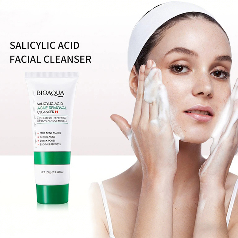 Salicylic Acid Cleanser - 바이오아쿠아 살리실산 페이셜 클렌저 모이스춰라이징 오일