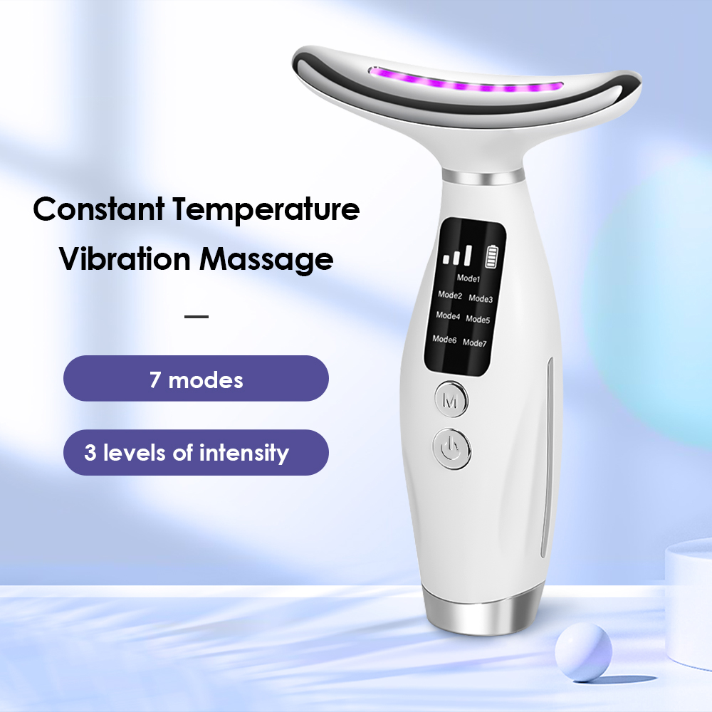 Skincare Glowing - 7가지 색상 LED 조명 얼굴 목