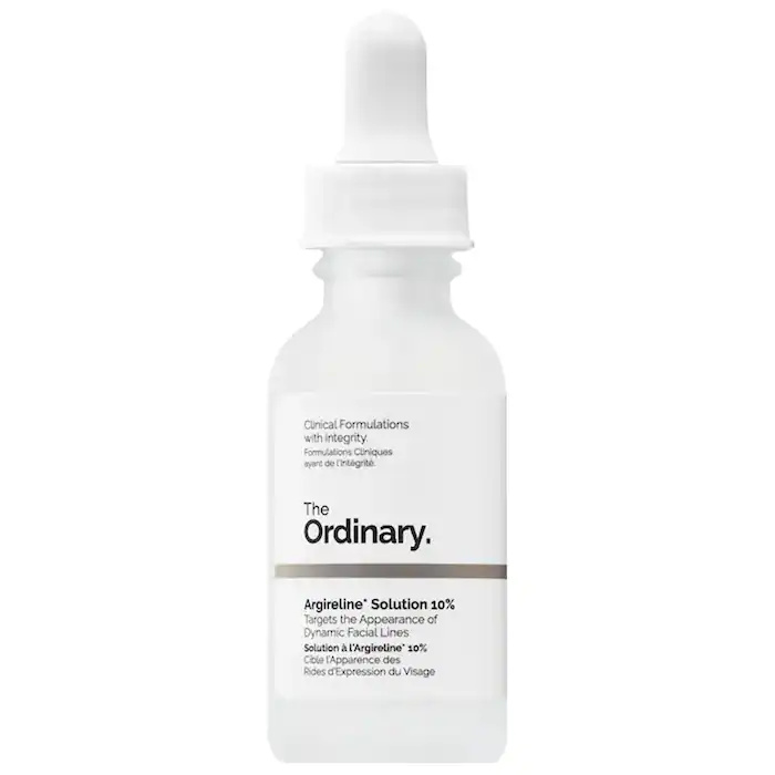 Aha Bha Exfoliant - 아르지렐린 솔루션 10%는 잔주름을 감소시키고, 동적