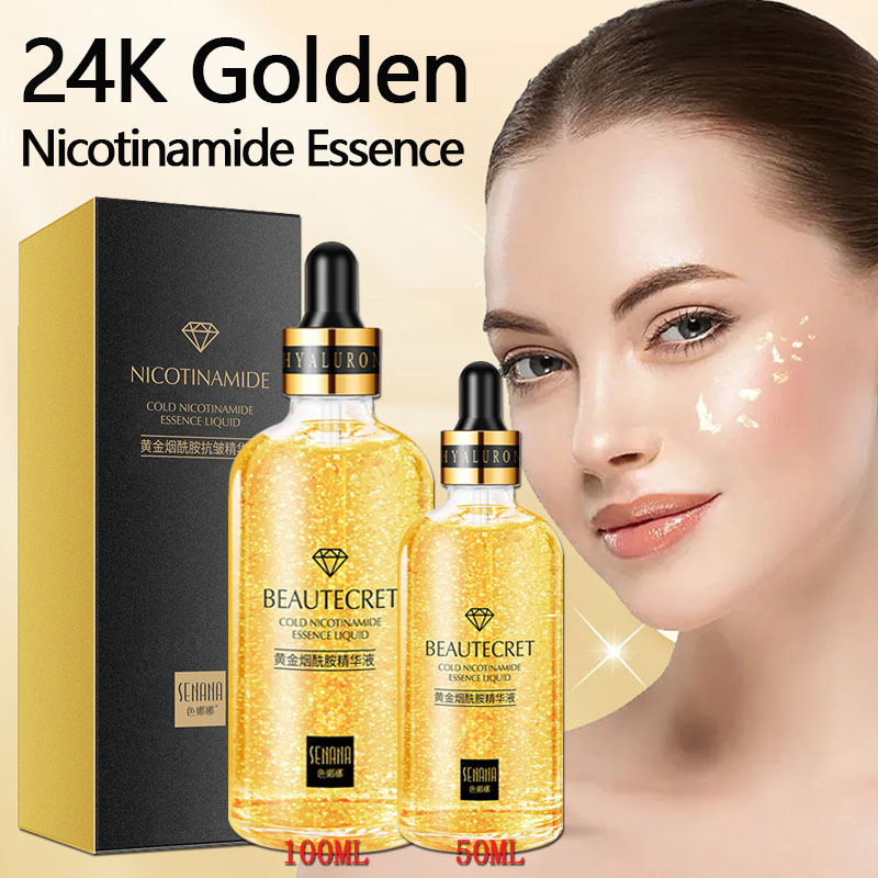 Niacinamide Brightening Serum - 24K 골드 히알루론산 니코틴아미드 페이스 세럼은