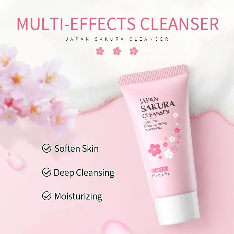 LAIKOU 사쿠라 클렌저 젠틀 딥 클리닝 오일 컨트롤 - Salicylic Acid Cleanser 리뷰 및 가격