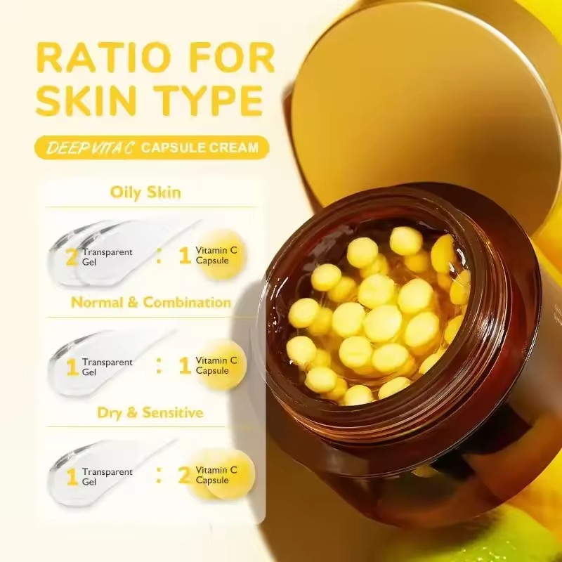 딥 비타민 C 골든 캡슐 페이스 모이스처라이저 리포좀  - Skincare Glowing 리뷰 및 가격