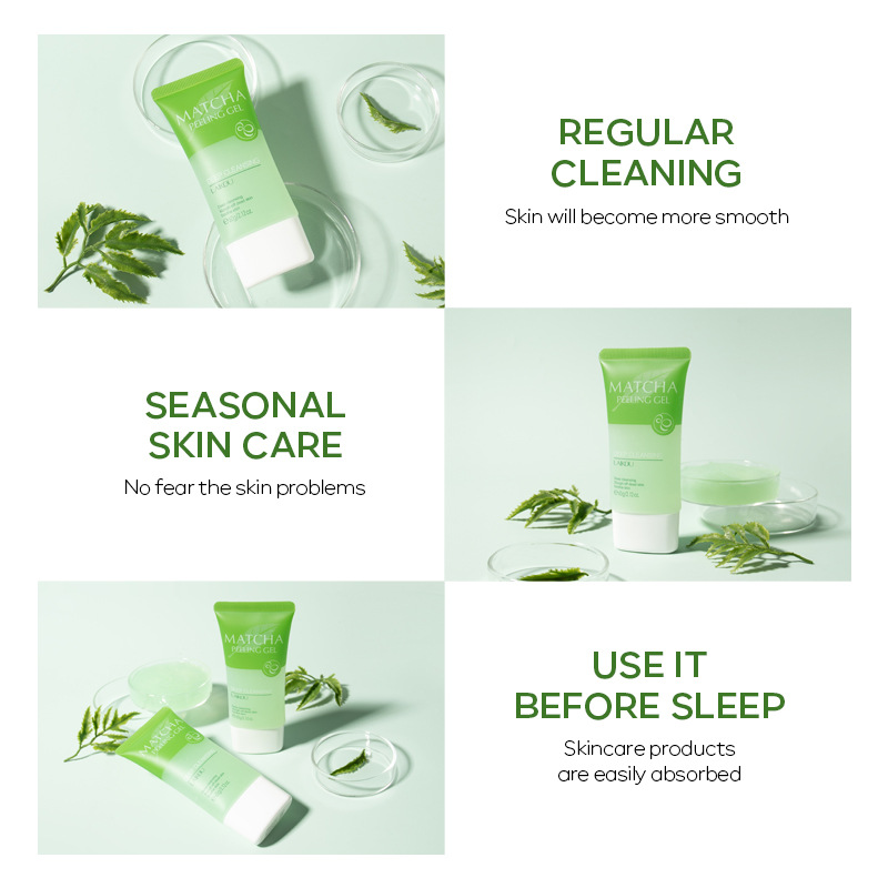 LAIKOU 말차 엑스 폴리 에이 팅 필링 젤 페이셜  - Aha Bha Exfoliant 리뷰 및 가격