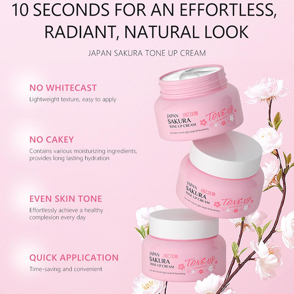 페이셜 모이스처라이저 톤업 페이스 크림, 사쿠라 에센스 - Skincare Glowing 리뷰 및 가격