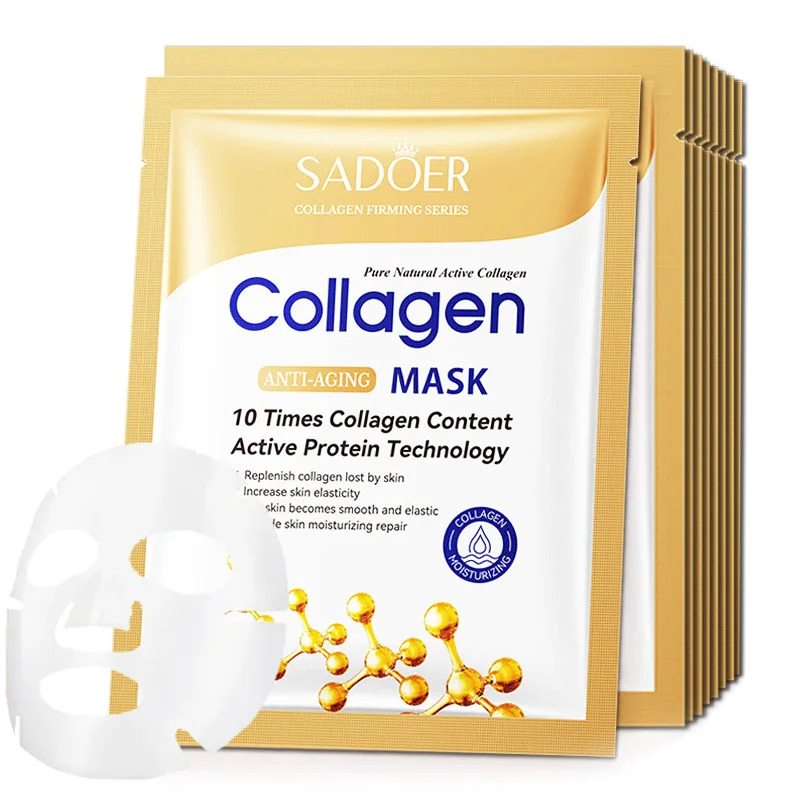10개입 안티에이징 콜라겐 페이스 시트 마스크 - 보습 - Collagen Sheet Mask 리뷰 및 가격