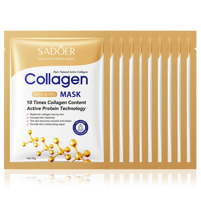 10개입 안티에이징 콜라겐 페이스 시트 마스크 - 보습 - Collagen Sheet Mask 리뷰 및 가격