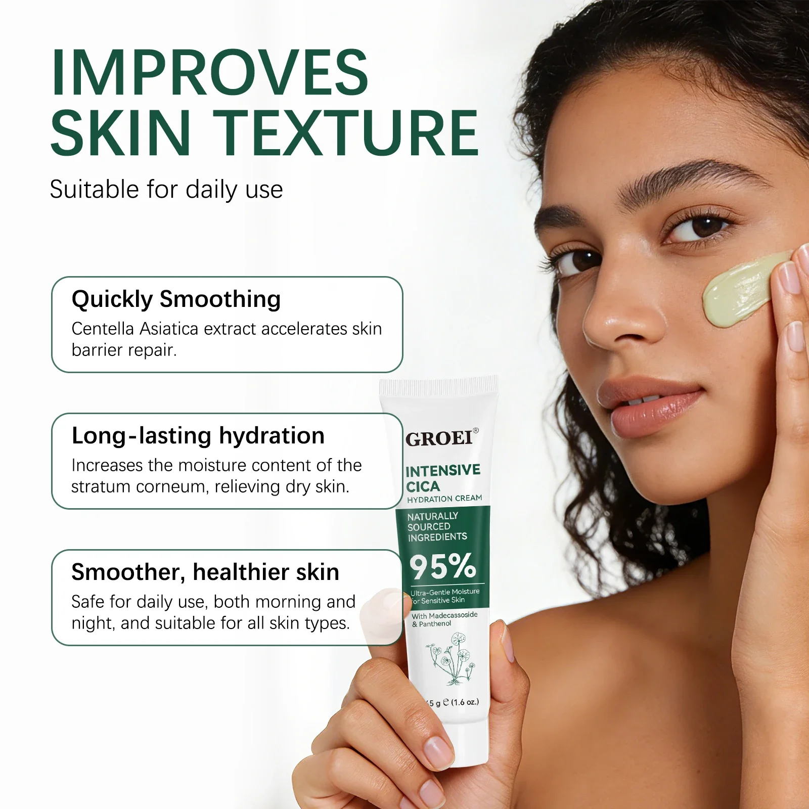 그로에이 스노우 그래스 모이스춰라이징 크림 45g 영양 - Skincare Glowing 리뷰 및 가격