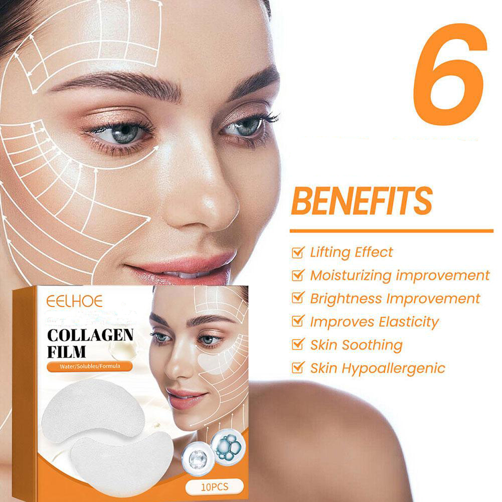 5 박스 콜라겐 수용성 패치 필름 안티 링클 다크 서클 - Collagen Sheet Mask 리뷰 및 가격